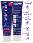 Load image into Gallery viewer, Two tubes of petsmile Professional Cat Toothpaste Rotisserie Chicken Large and a Professional Cat Toothbrush are shown, highlighting its VOHC-recommended, paraben-, sulfate-, silica-, triclosan-, animal by-product-, gluten-, sorbitol- & BPA-free formula.

